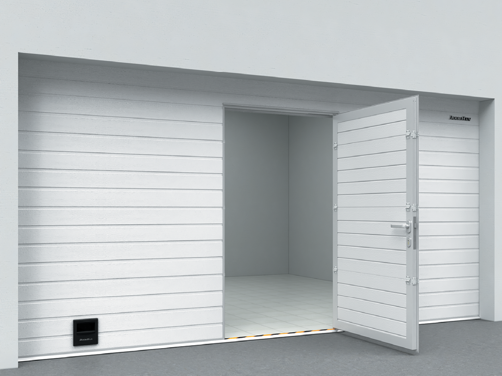 Новая калитка серии v5st – низкий порог на базе стандартных комплектов профилей с заглушками световых проемов.